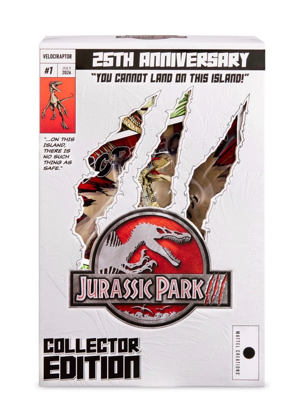 Jurassic Park 25th Anniversary Collector Edition Box - Red & White